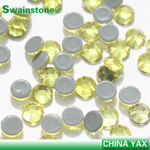 china swainstone flatback rhinestone jonquil color