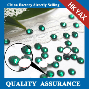 Emerald high quality glue on stone for nail art